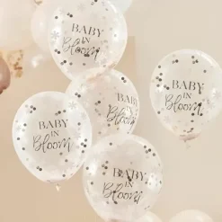 Confettiballonnen Floral Baby In Bloom (5St) Ginger Ray