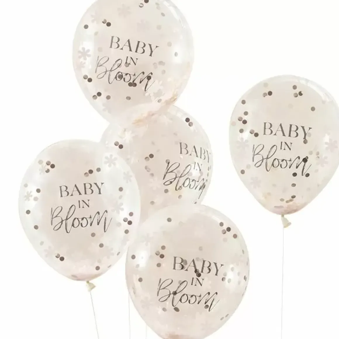 Confettiballonnen Floral Baby In Bloom (5St) Ginger Ray