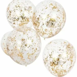 Confetti Ballonnen Goud Mix It Up (5St) Ginger Ray