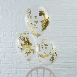 Confetti Ballonnen Goud (6St) House Of Gia