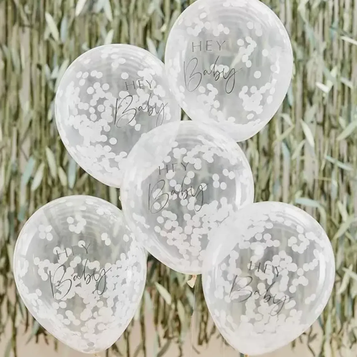 Confetti Ballonnen Hey Baby Botanical Baby (5St) Ginger Ray