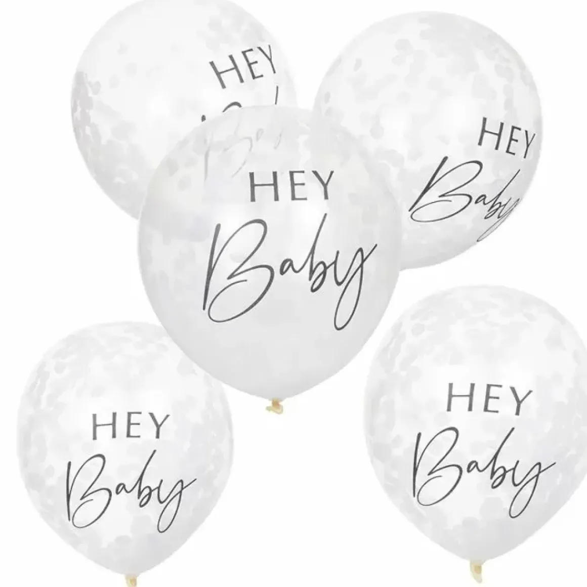Confetti Ballonnen Hey Baby Botanical Baby (5St) Ginger Ray