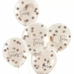 Confettiballonnen It'S Twins Baby In Bloom (5St) Ginger Ray