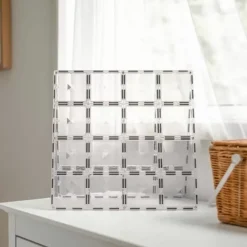 Connetix Tiles Basis Bouwplaten Clear Pack (2St) | Magnetische Bouwplaten | Kidsdeco.Nl