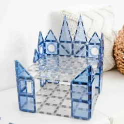 Connetix Tiles Basis Bouwplaten Clear Pack (2St) | Magnetische Bouwplaten | Kidsdeco.Nl