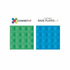 Connetix Tiles Basis Bouwplaten Rainbow (2St)