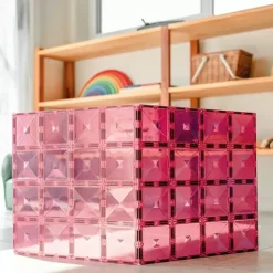 Connetix Tiles Basis Bouwplaten Pink & Berry (2St)
