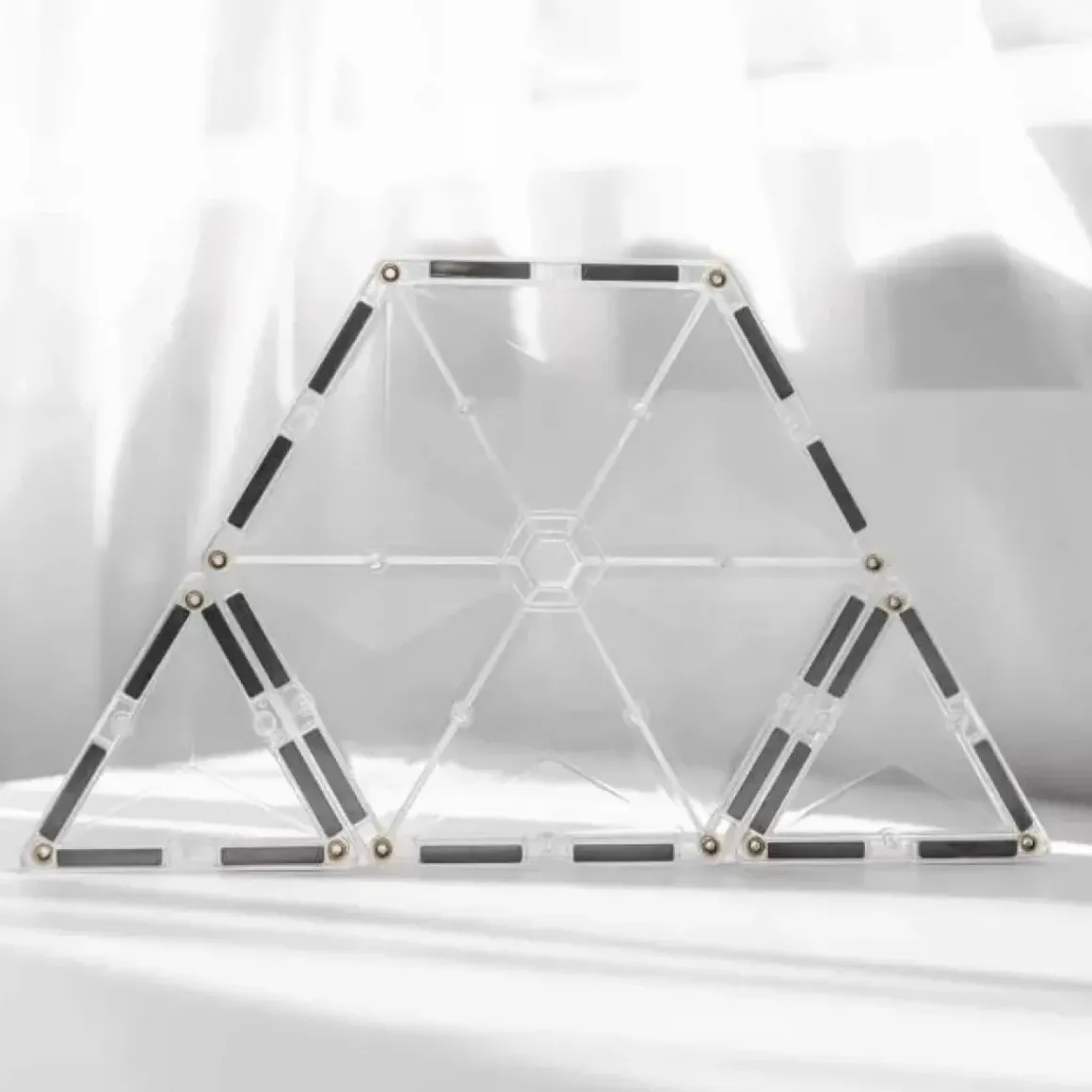Connetix Tiles Clear Pack (34St) | Magnetische Bouwtegels | Kidsdeco.Nl