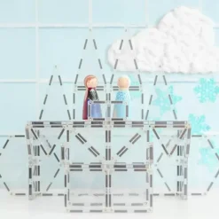 Connetix Tiles Clear Pack (34St) | Magnetische Bouwtegels | Kidsdeco.Nl
