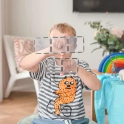 Connetix Tiles Clear Rectangle Pack (12St) | Magnetische Bouwtegels | Kidsdeco.Nl
