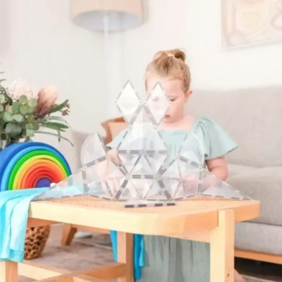 Connetix Tiles Clear Shape Expansion Pack (24St) | Magnetische Bouwtegels | Kidsdeco.Nl