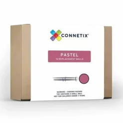 Connetix Tiles Extra Ballen Knikkerbaan Pastel (16St) | Magnetische Bouwtegels | Kidsdeco.Nl
