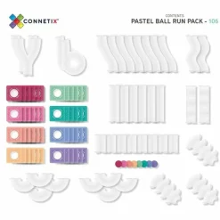 Connetix Tiles Pastel Ball Run Pack (106St)