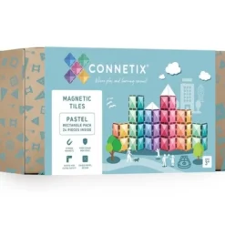 Connetix Tiles Pastel Rectangle Pack (24St)