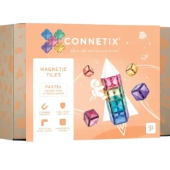 Connetix Tiles Pastel Square Pack (40St)