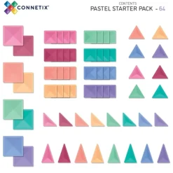 Connetix Tiles Pastel Starter Pack (64St)