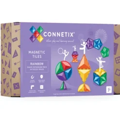 Connetix Tiles Rainbow Shape Expansion Pack (36St)