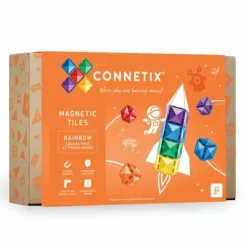Connetix Tiles Rainbow Square Pack (42St)