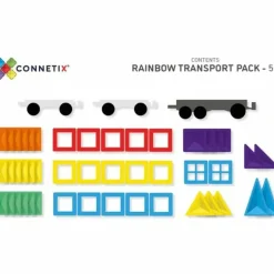 Connetix Tiles Rainbow Transport Pack (50St)