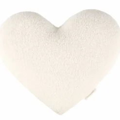 Cotton & Sweets Kussen Sheepskin Heart Vanilla