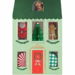 Cupcake Set Kersthuisje Meri Meri