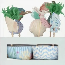 Cupcake Set Mermaid Tail Meri Meri