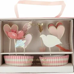Cupcake Set Valentine Heart Meri Meri