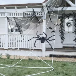 Decoratie Spinnenweb Extra Groot Wit Fright Night Ginger Ray