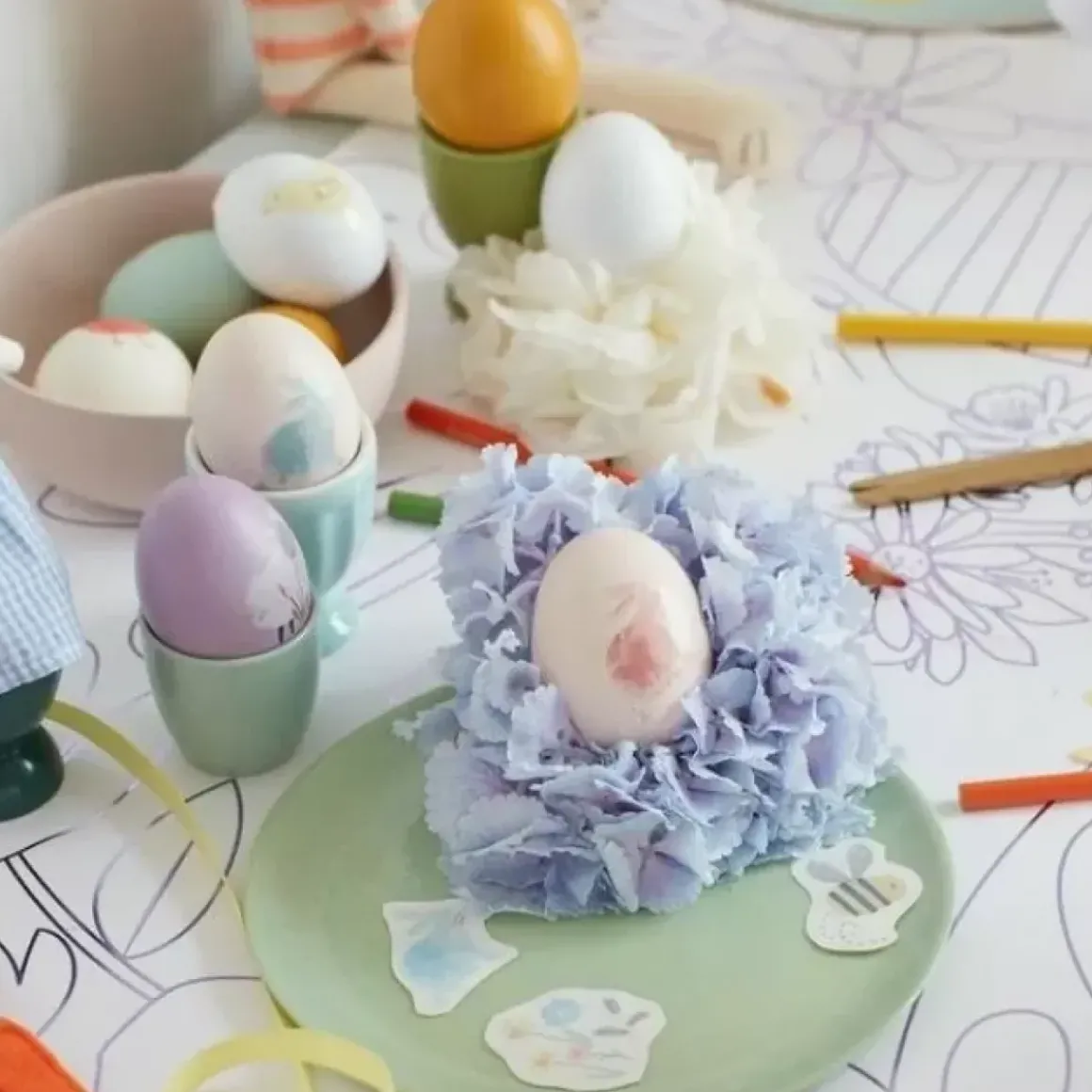 Decoratie Stickers Paaseieren Spring Bunny Meri Meri