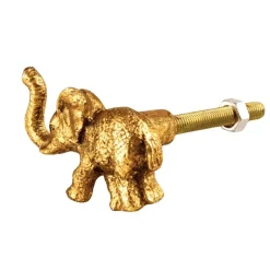 Deurknop Olifant Goud Sass & Belle