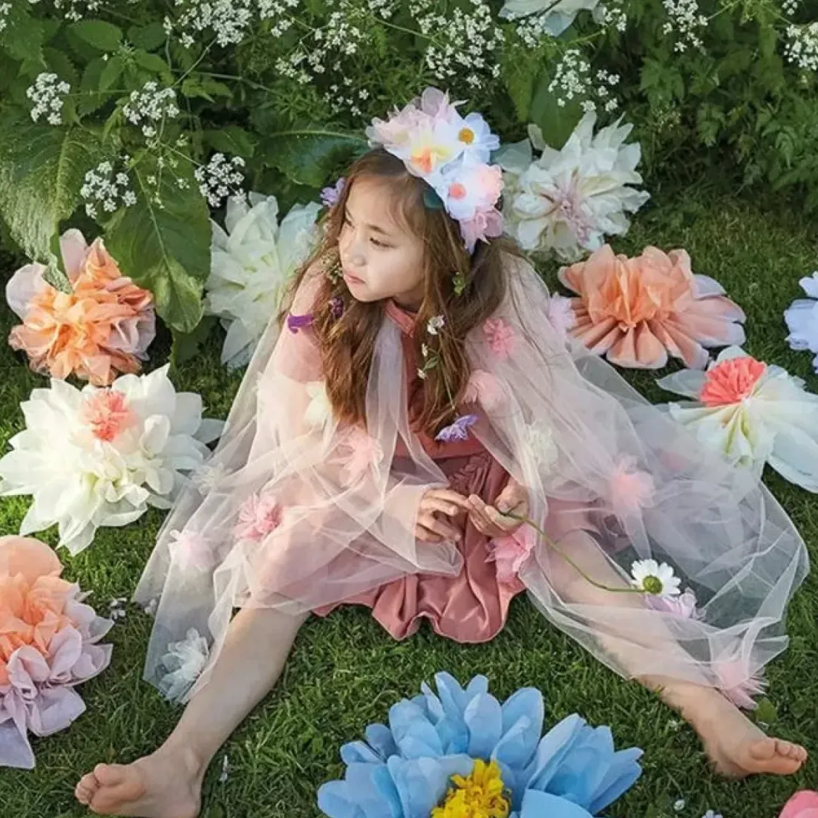 Diadeem Floral Meri Meri
