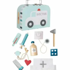 Dokterskoffertje Met Accessoires Grijs Jabadabado