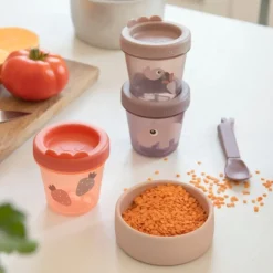 Done By Deer Babyvoeding Bewaarbakjes (3St) Ozzo Powder