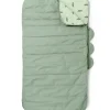 Done By Deer Gewatteerde Kinderslaapzak Croco Green