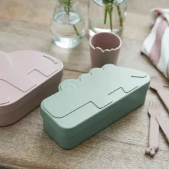 Done By Deer Lunchbox Kiddish Croco Green