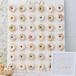 Donut Wall Large Gold Wedding Ginger Ray