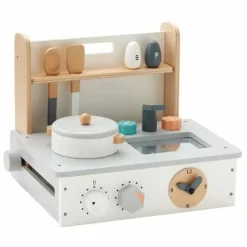 Draagbaar Houten Keukentje Naturel-Wit Kids Concept