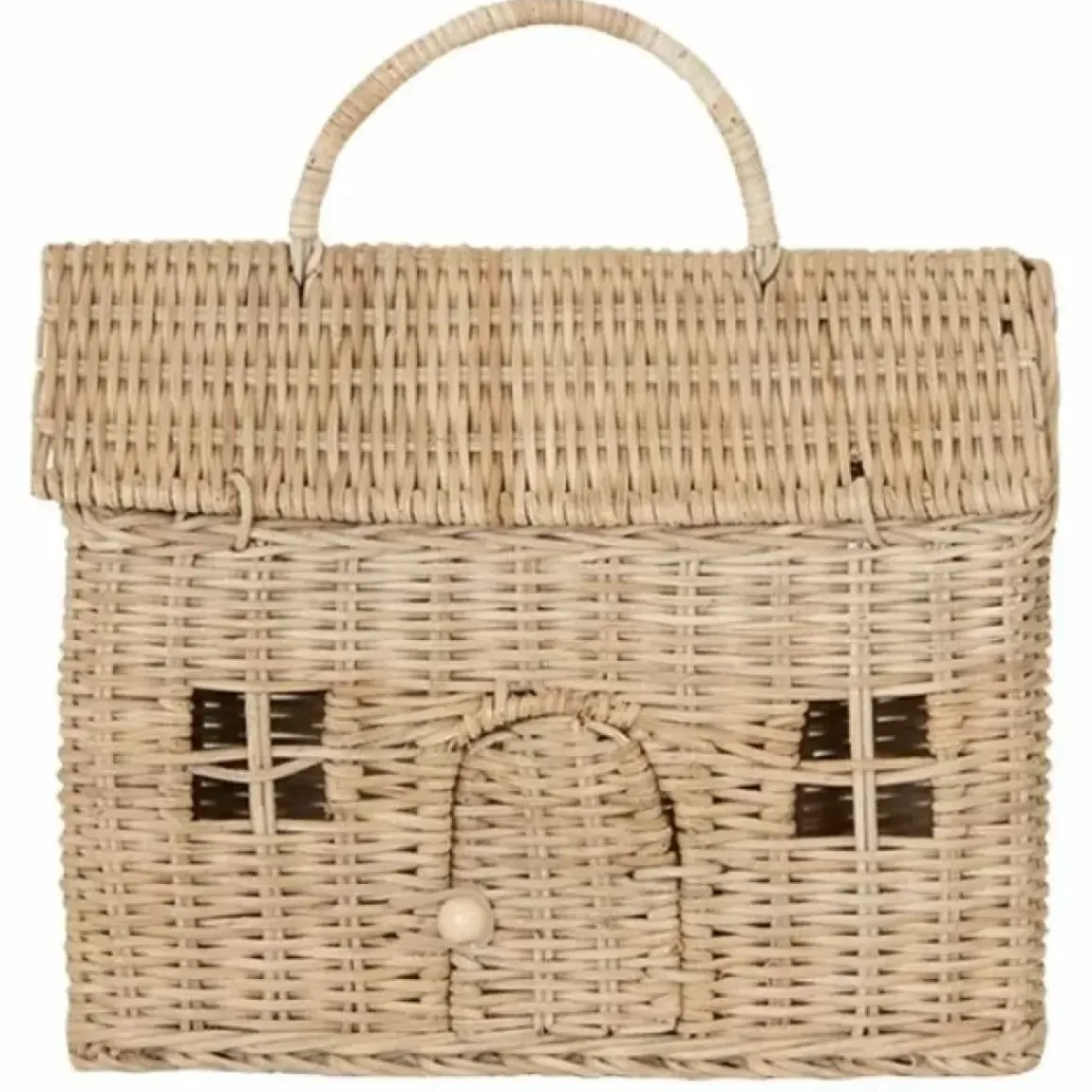 Draagbaar Poppenhuisje Casa Clutch Straw Olli Ella
