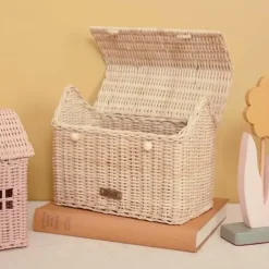 Draagbaar Poppenhuisje Casa Clutch Straw Olli Ella