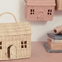 Draagbaar Poppenhuisje Casa Clutch Straw Olli Ella