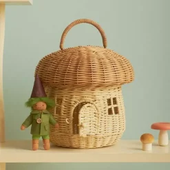 Draagbaar Poppenhuisje Paddenstoel Olli Ella