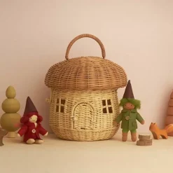 Draagbaar Poppenhuisje Paddenstoel Olli Ella