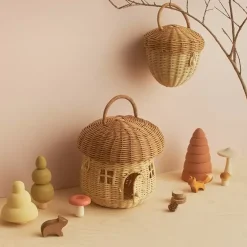 Draagbaar Poppenhuisje Paddenstoel Olli Ella