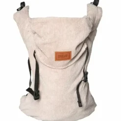 Draagzak Click Carrier Ribbed Velvet Almond Sand Bykay