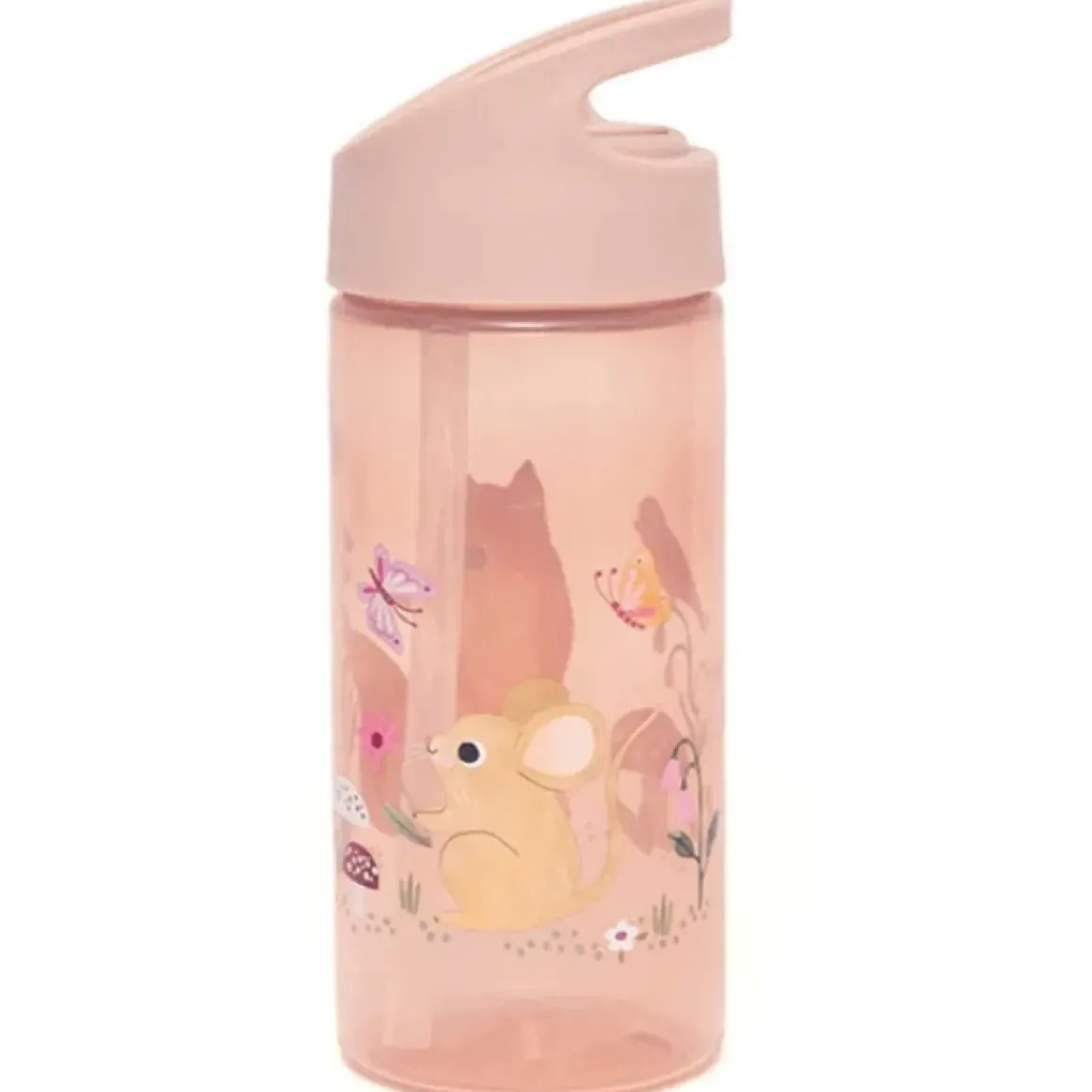 Drinkfles Woodland Roze Petit Monkey