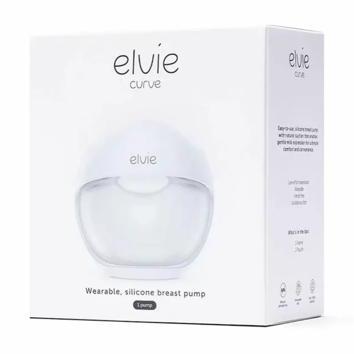 Elvie Curve Manuele Draagbare Borstkolf Enkel