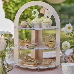 Etagere Birthday Bloom Ginger Ray - Vrolijk En Herbruikbaar