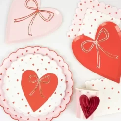 Feestelijke Hartjes Borden Van Meri Meri - Set Van 8 Voor Speciale Gelegenheden
