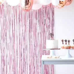 Feestgordijn Roze Twinkle Twinkle Ginger Ray