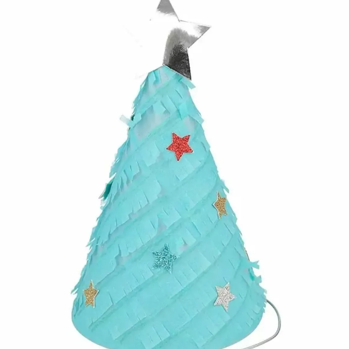 Feesthoedjes Fringed Christmas Trees (6St) Meri Meri